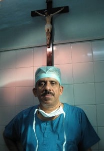 dr paulose at the feet of jesus